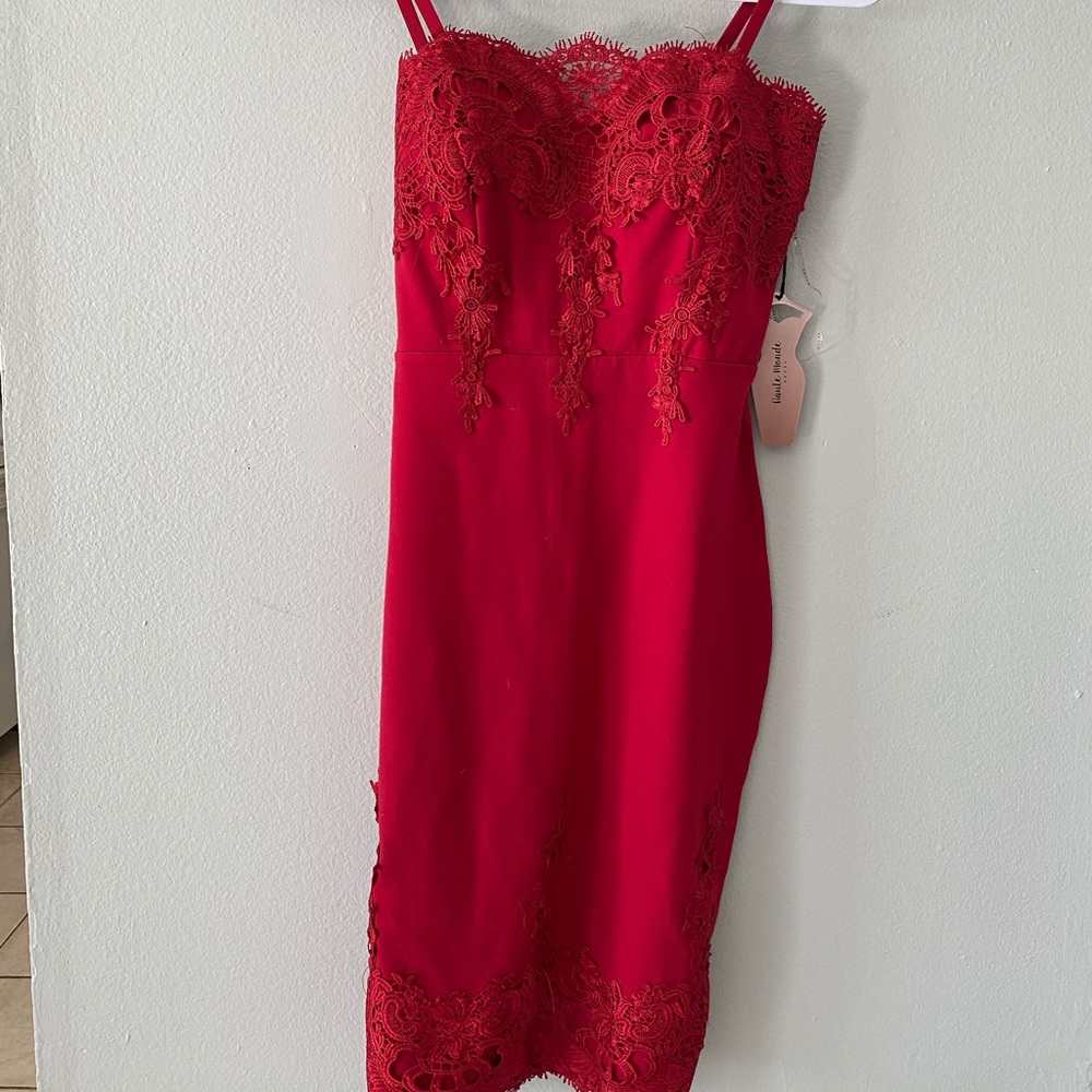Haute Monde Red Dress - Size S - New with tags